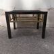 Table basse 80' chrome laiton vintage