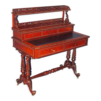 Office Bonheur-du-jour Napoleon III in mahogany