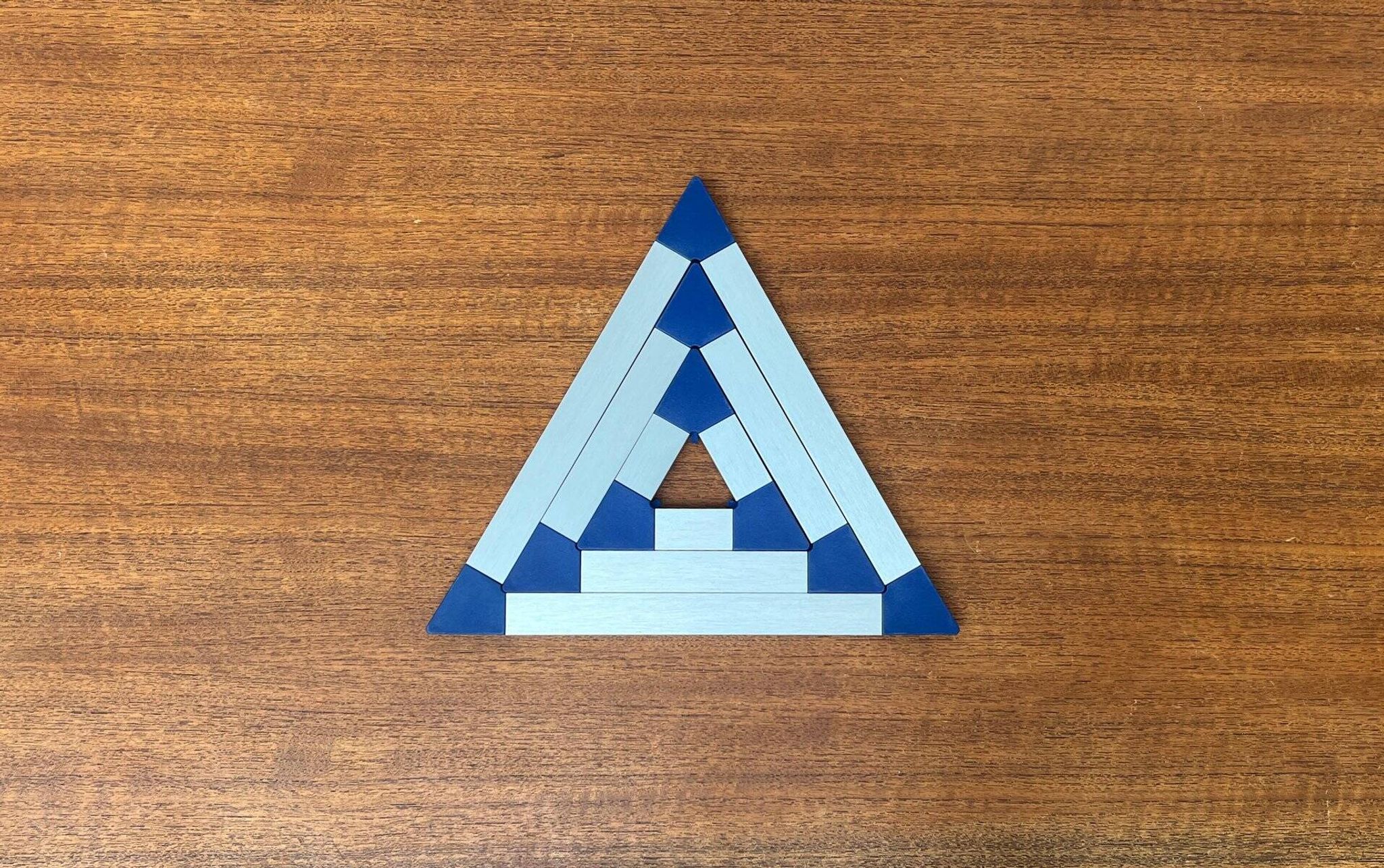Postmodern triangular trivets by Jorgen Meldgaard for Menu, 1980s, set of 3.