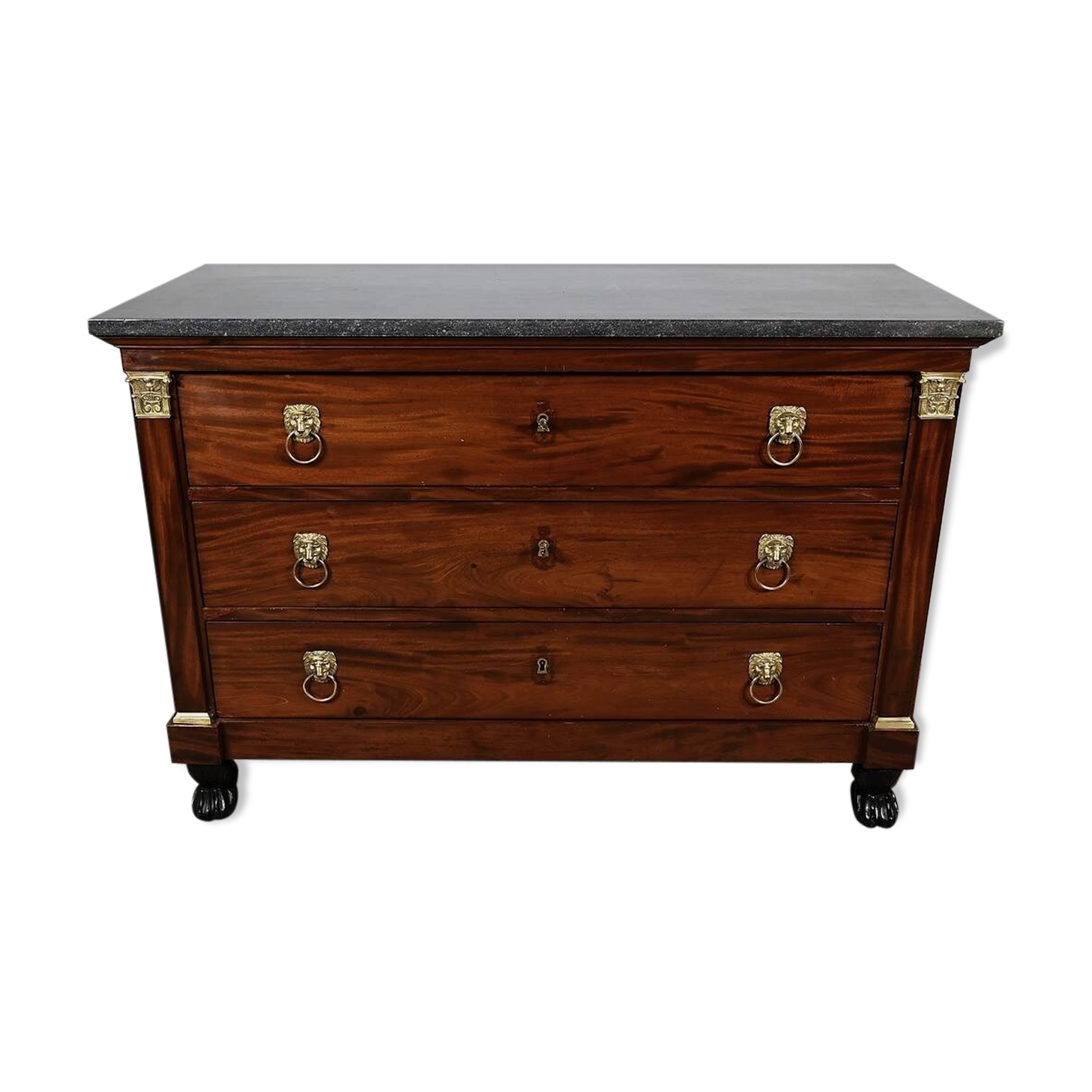 Mahogany chest of drawers, “Return from Egypt” period – Early 19th century