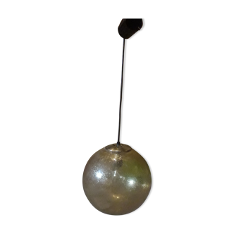 Suspension en verre année 70