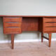 Mid-Century Danish Teak Desk, 1960s