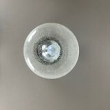Cone Ice Glass Bubble Wall Light Made by Hillebrand Leuchten, Germany