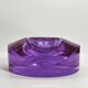 Rare Purple Glass Ashtray - Moser 1960s