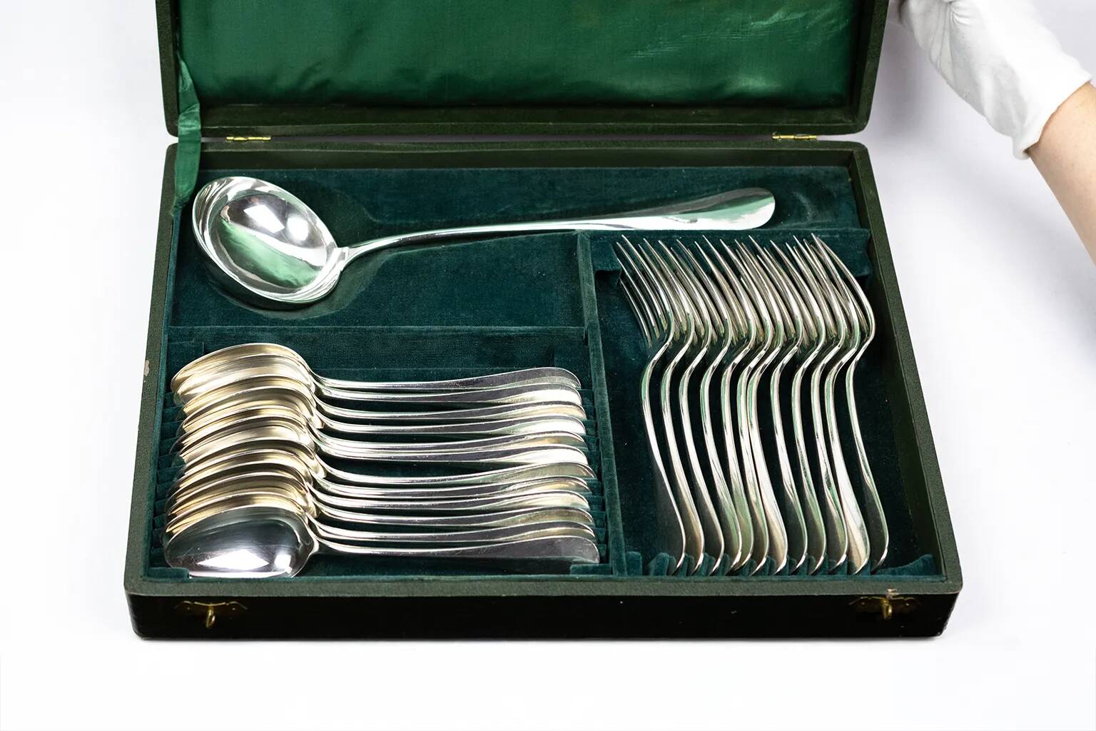 Ménagère Christofle modèle Baguette (Fidélio) — Fin 19è Pavillon de Hanovre