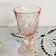Petits verres à vin Luminarc vintage français des années 70, gobelets à liqueur Rosaline