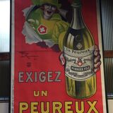 Poster linen original litho "Claim a coward" Henry Le Monnier 1925