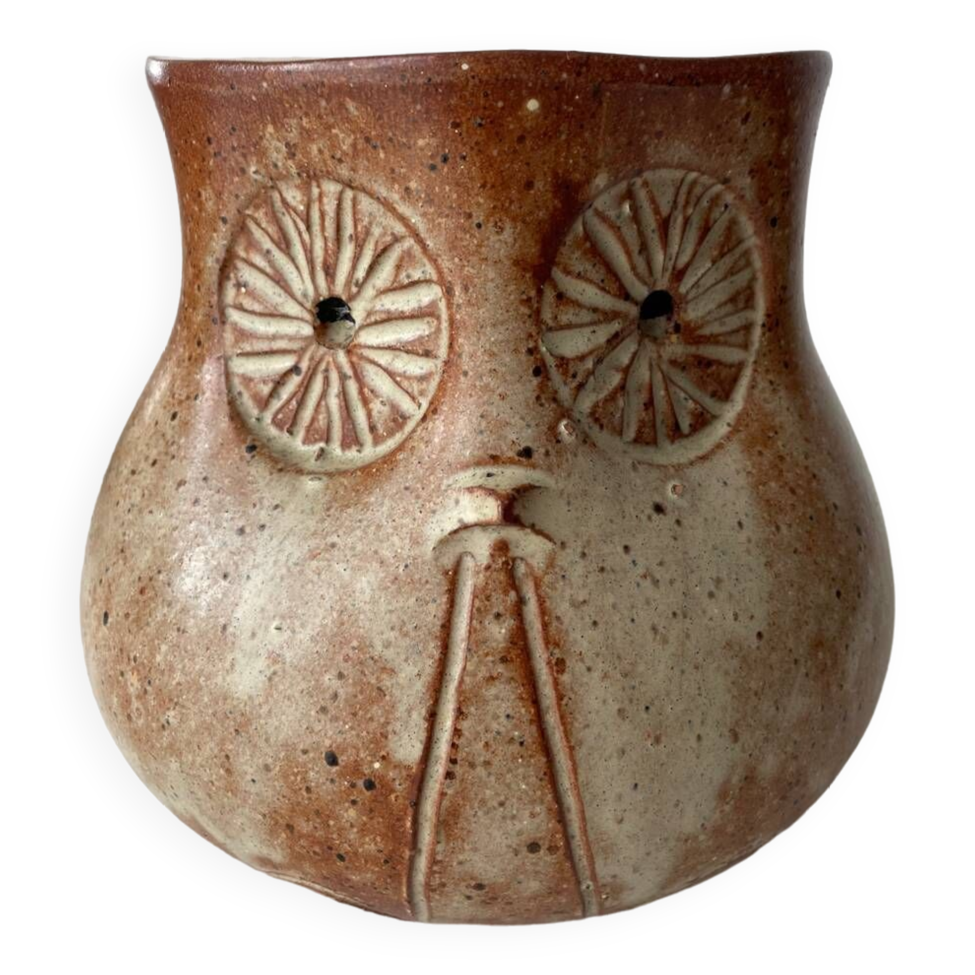 Pot en grès années 60