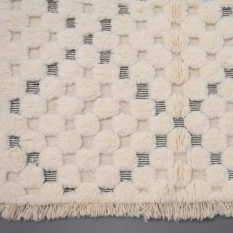 Checkered Beni Mrirt Rug