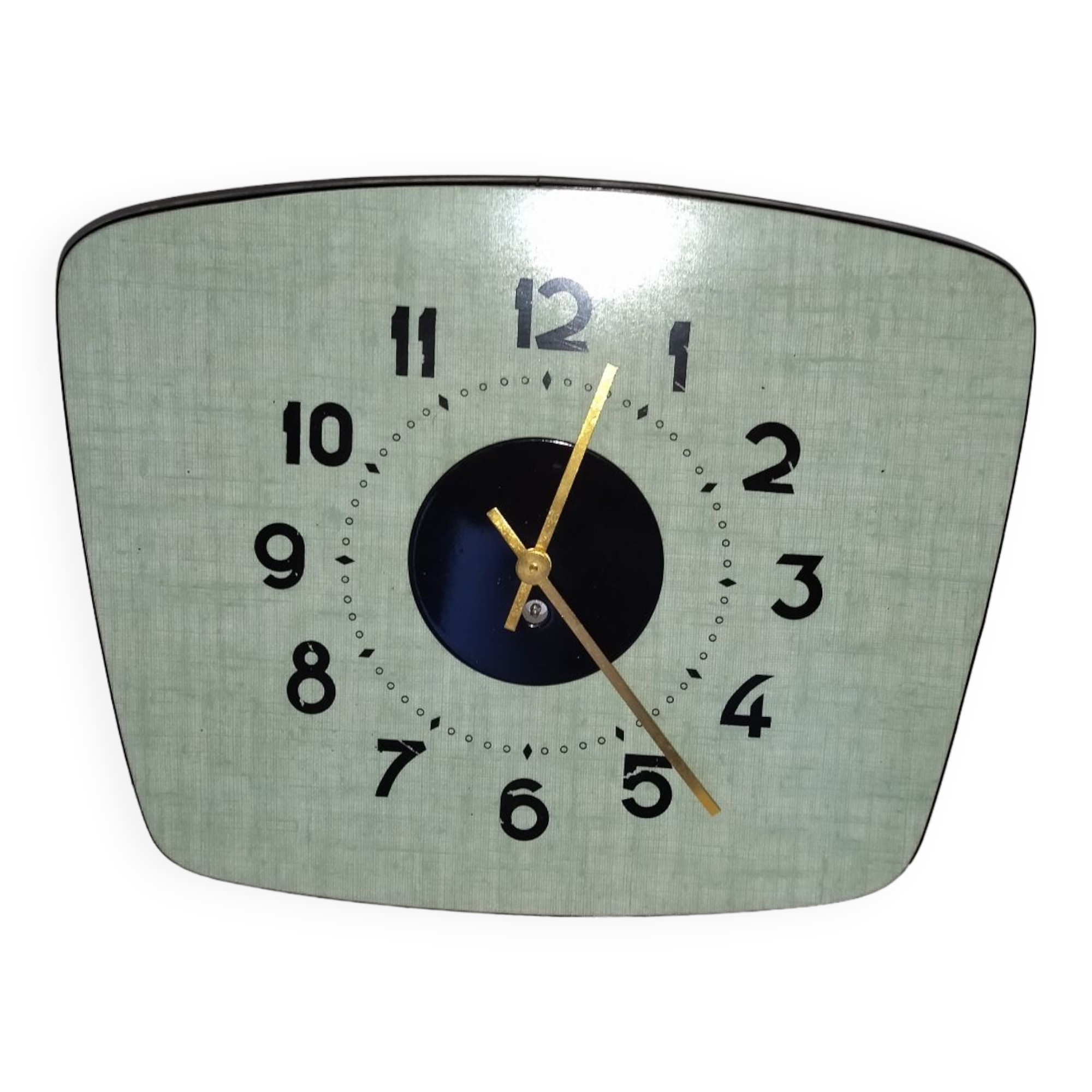 Clock pendulum formica bistrot bar 60s