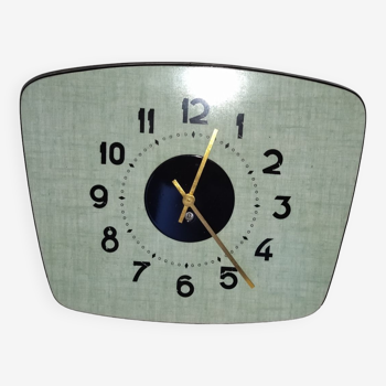 Horloge pendule formica bistrot bar années 60