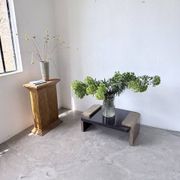 Art Deco coffee table in lacquer and brass