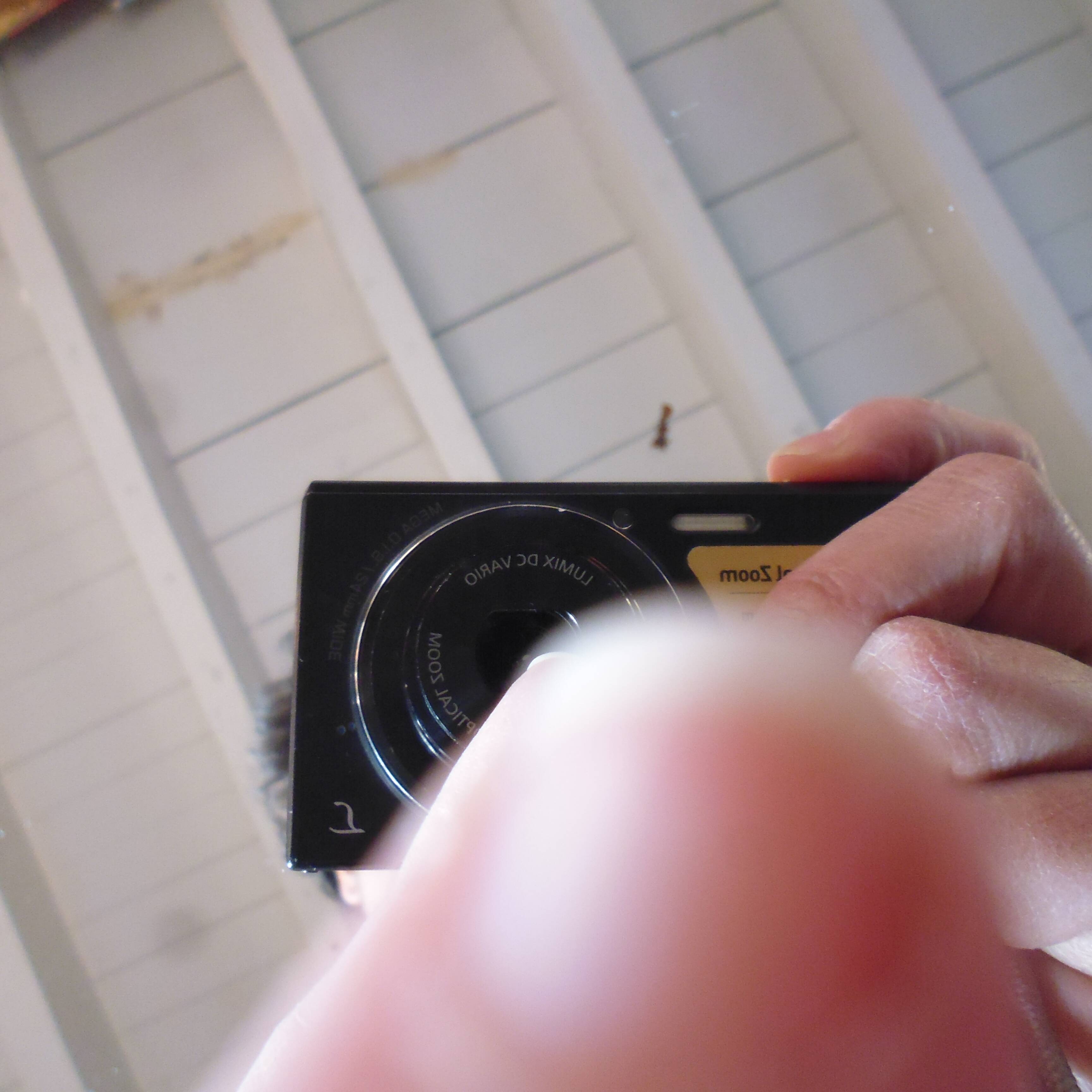 Vintage Smoked Gilac Round Mirror - 51 cm