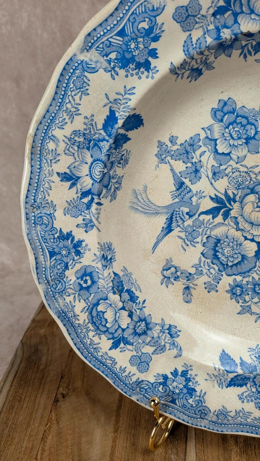 Old English plate – "Asiatic Pheasants" pattern
