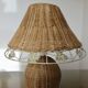 Pair of rattan lamps, 1980s