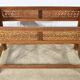 Table Orientale Pliante en Bois Exotique – Début XXe
