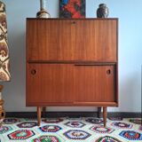 Vintage teak sideboard and secretary