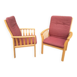 Pair of Danish armchairs, 1980