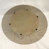 Space age lounge table in white Plexiglas
