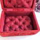 Sewing box padded with red silk, Napoleon III style