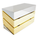 Gabriella Crespi model Mr Mme chest of drawers chrome brass 1972