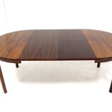 Table de salle à manger scandinave en palissandre, Suède, 1960