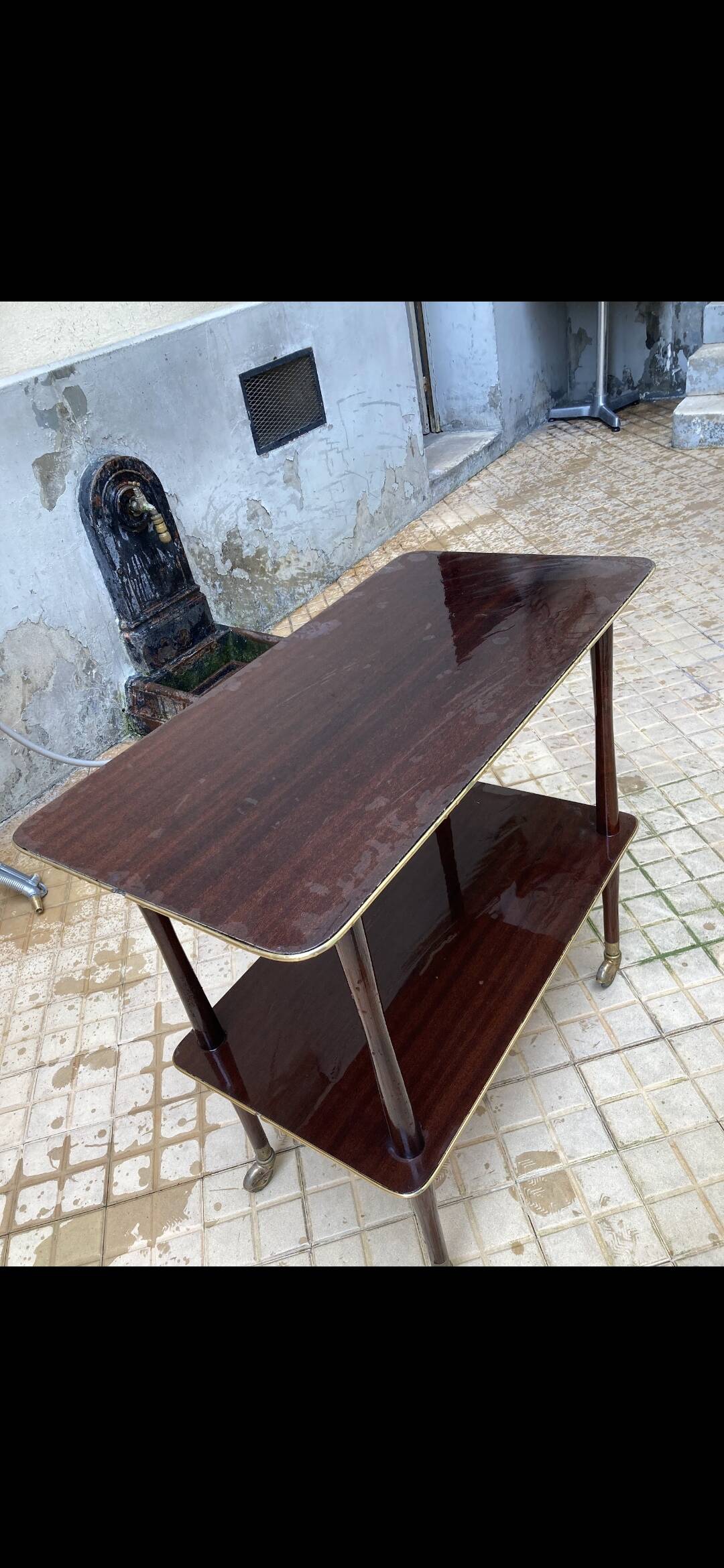 Vintage dessert trolley / TV unit