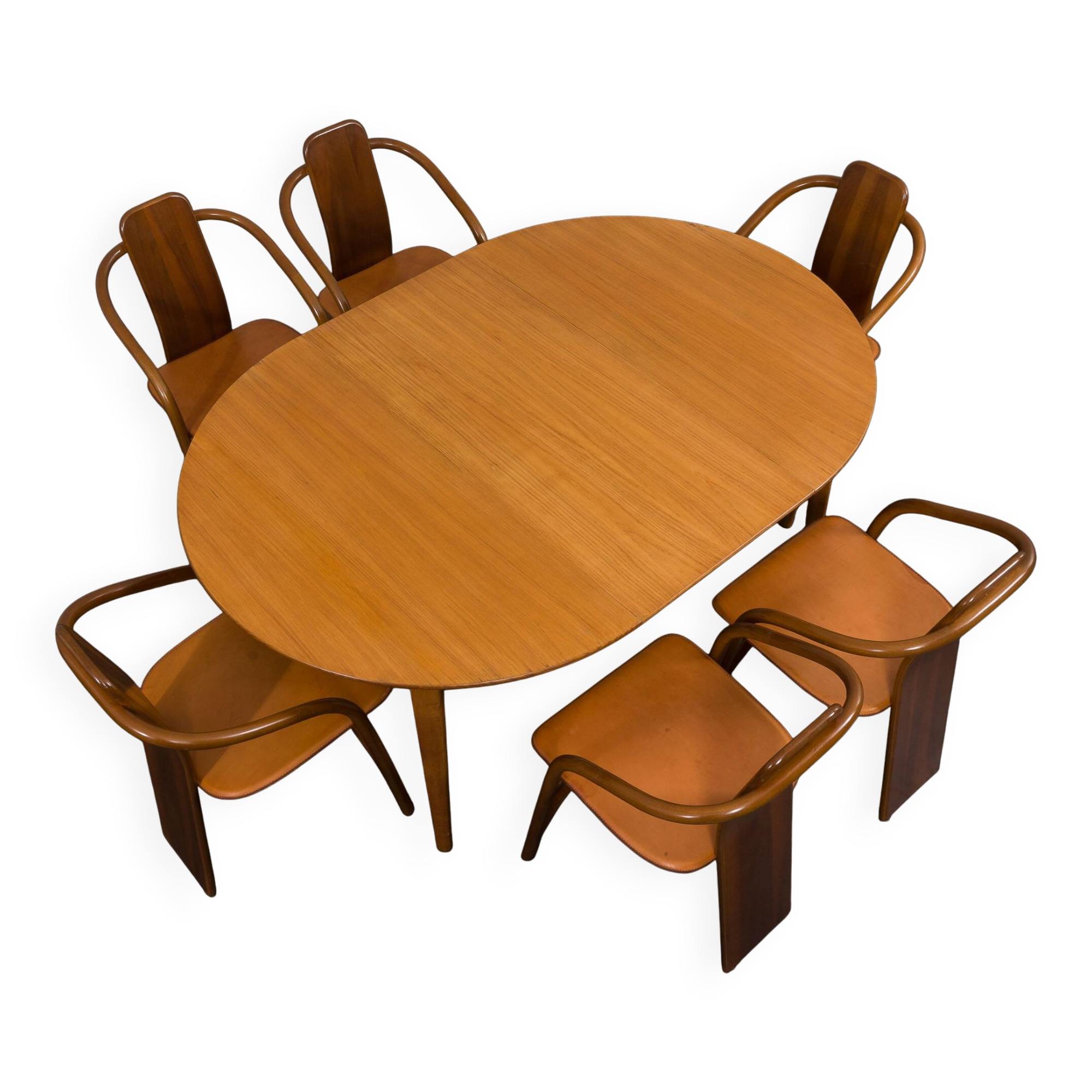 Suite de 6 chaises italiennes de Mario Marenco & Antonella Scarpitta