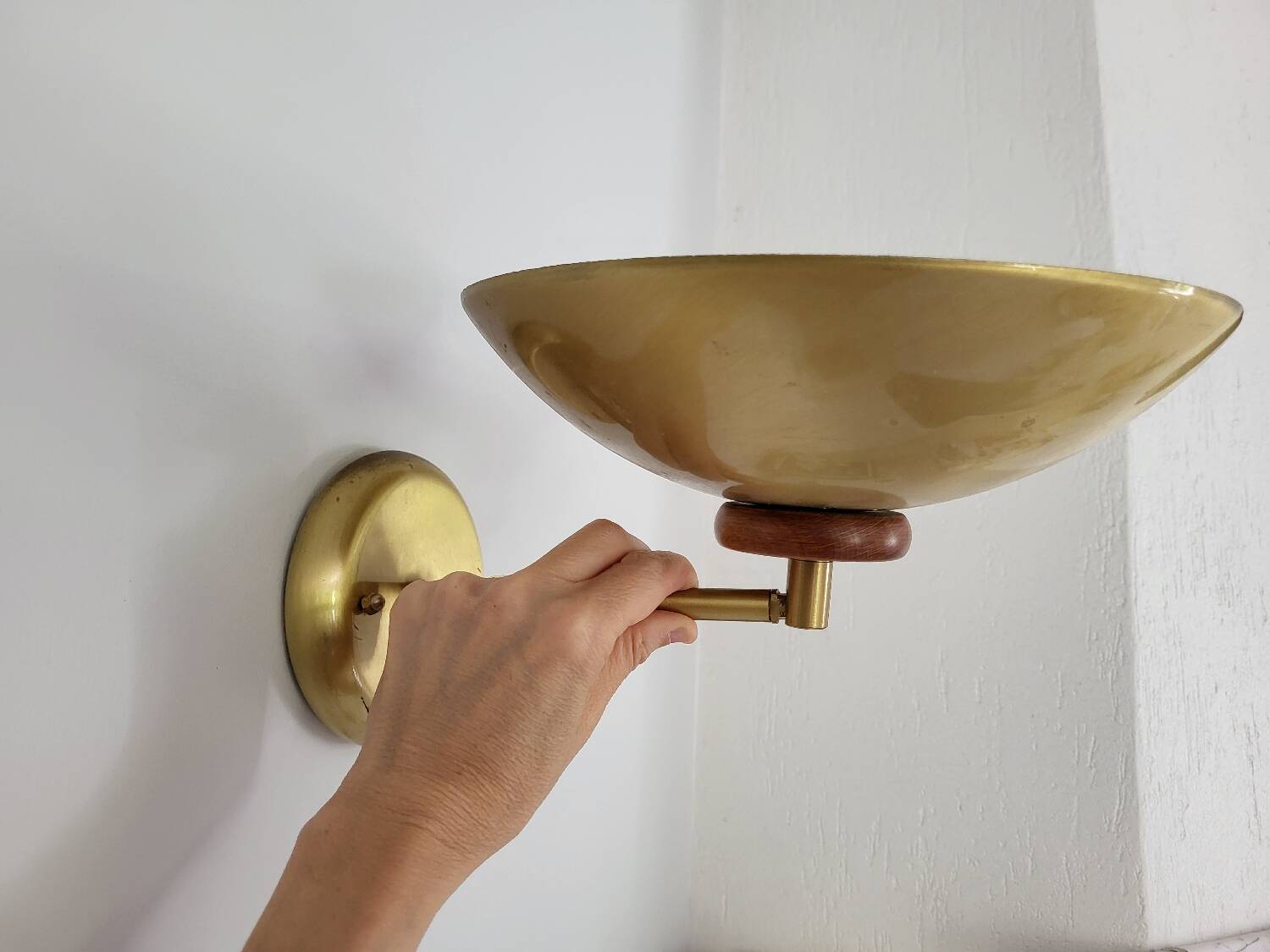 Brass wall or suspension 1970s-1980s