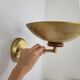 Brass wall or suspension 1970s-1980s