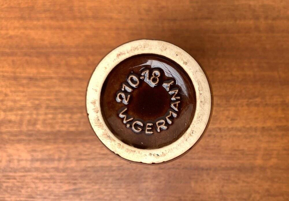 Mid-Century Fat Lava vase in ceramic WGP by Scheurich, West Germany, 1960s.