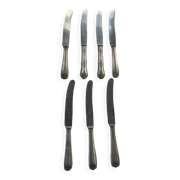 7 silver metal knives vdw Schwerte including an antique RJ monogram