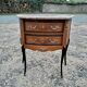 Commode marquetry old style louis xvi vintage marble top xxeme