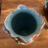 2 vases en barbotine