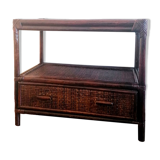 Rattan support cabinet 1960s