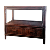 Rattan support cabinet 1960s