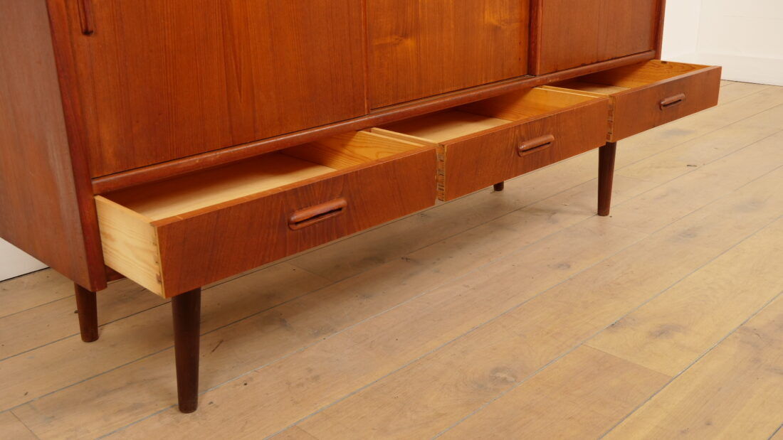 Buffet vintage | Armoire murale | Teck | 154 cm
