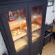 Patinated wooden library