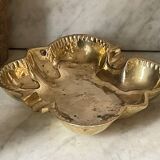 Solid brass cigar ashtray