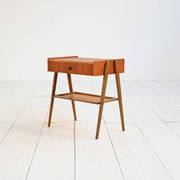1950s Scandinavian teak bedside table