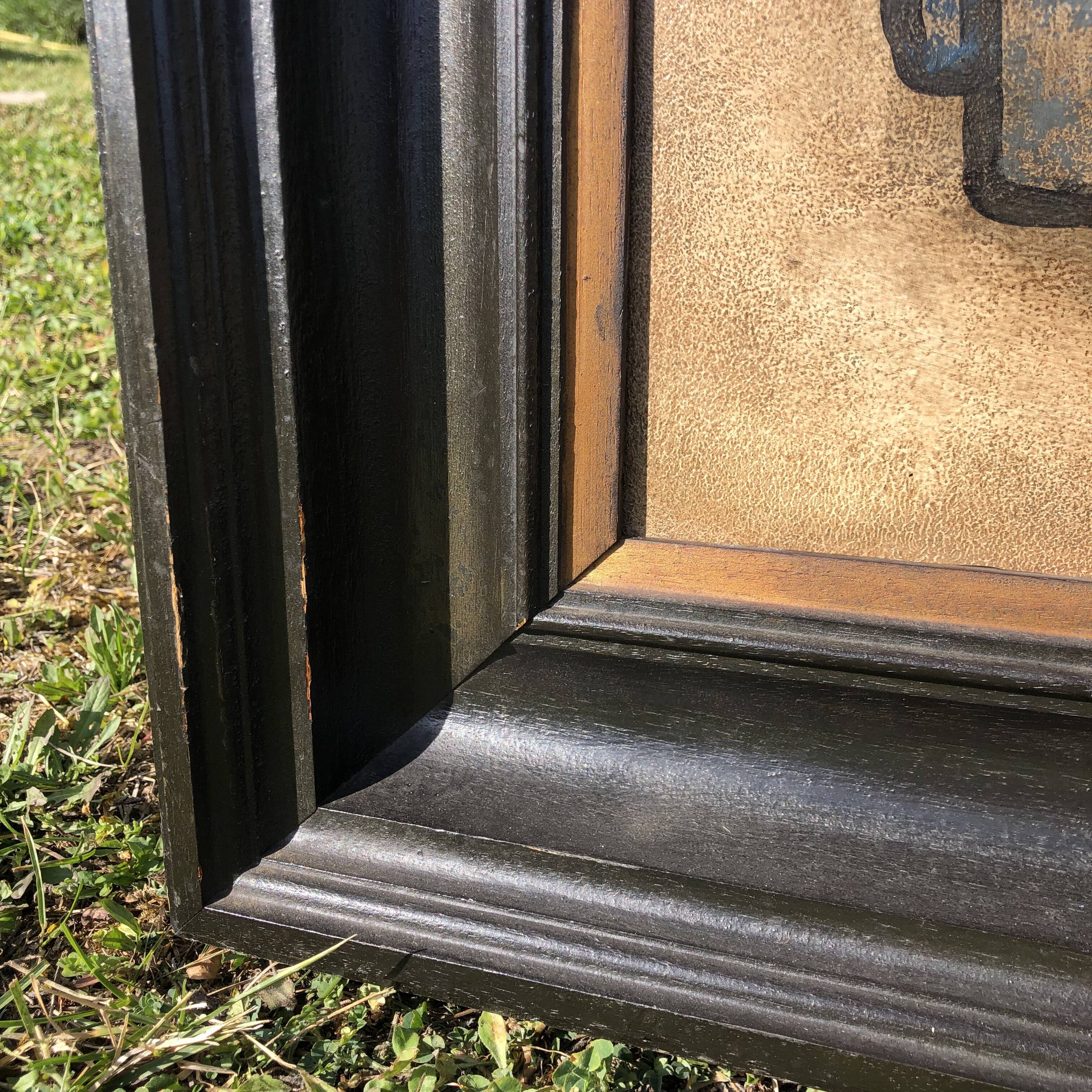 Abstract oil painting