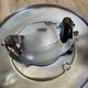 ALU vintage ART DECO pusher ashtray