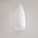 Suspension en verre de Murano blanc par Massimo Vignelli pour Venini, Italie 1960's