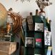 Ancient seed-bag turnstile display