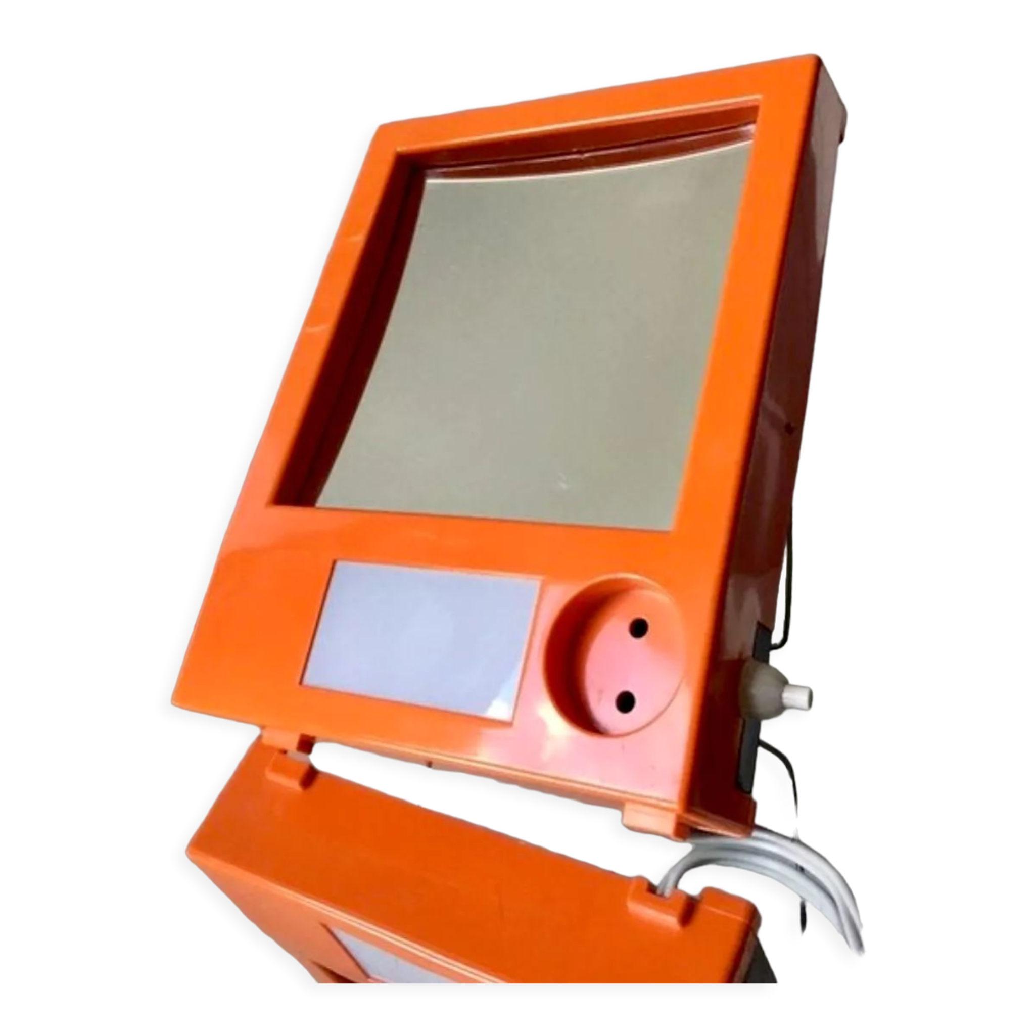 Miroir de courtoisie du milieu du siècle design danois