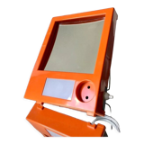 Miroir de courtoisie du milieu du siècle design danois