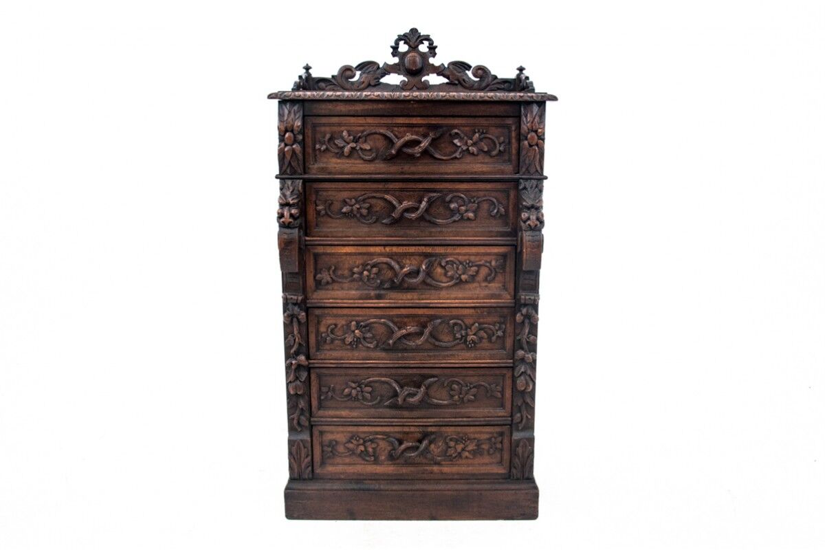 Antique chest of drawers, France, mid 19th century.