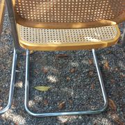 Set of 3 Cesca B32 chairs by Marcel Breuer
