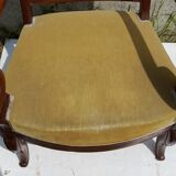 Mahogany butt armchair and mahogany veneer XIX th