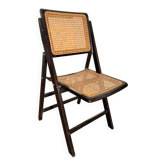 Chaise pliante  Cesca en bois et cannage